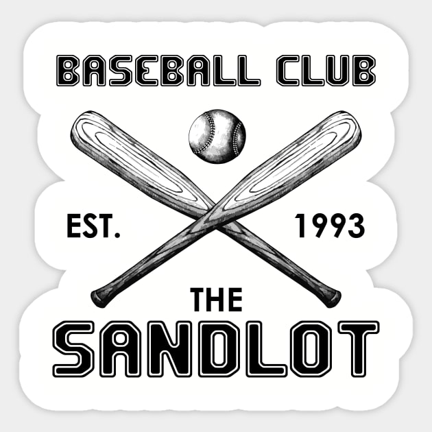 Sandlot Baseball Club Sticker by Mollie